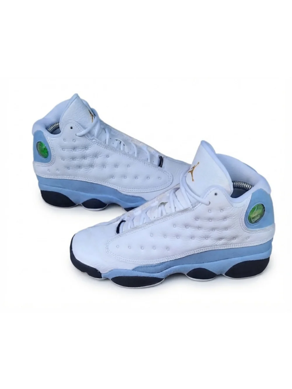 Nike Air Jordan 13 Retro White Carolina Blue Grey UNC GS size 6.5Y/ Women's sz 8